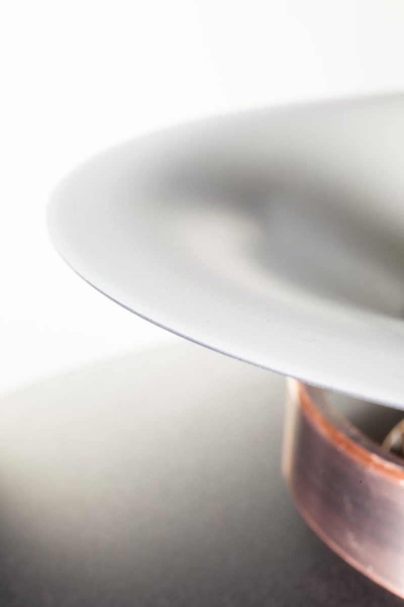Lampe suspendue blanche avec chrome - Image 2