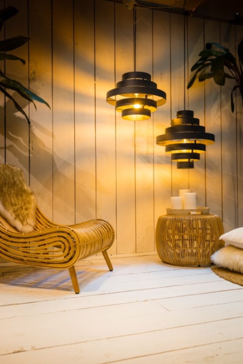 Lampe pendante à 7 anneaux, un accroche-regard - Image 3