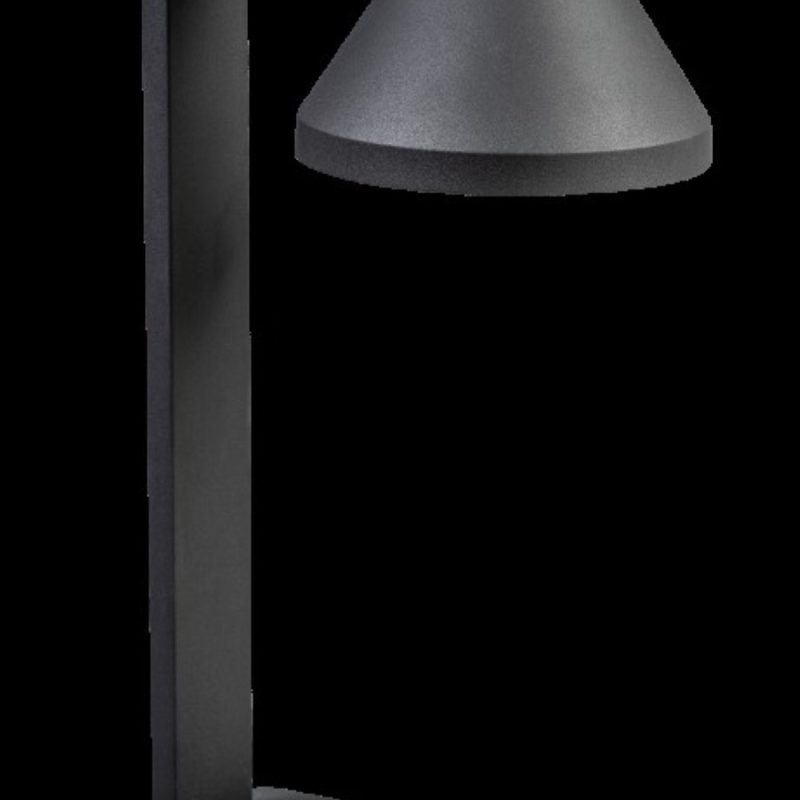 Lampe de table noire élégante e27