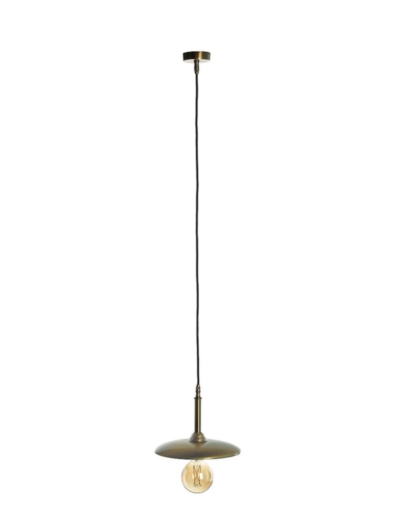 Lampe pendante 1 lumière point or