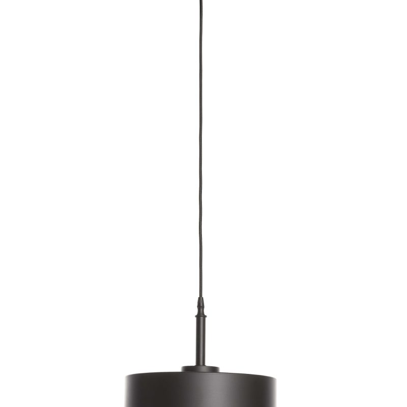 Lampe pendante 1 point lumineux intérieur noir doré