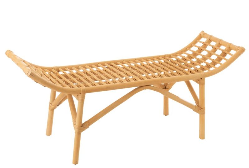 Banc ana rotin naturel
