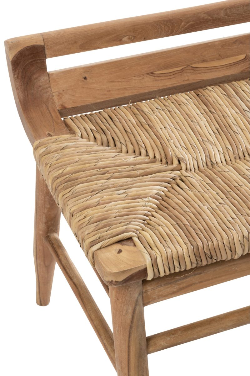 Banc ana bois teak brun - Image 4