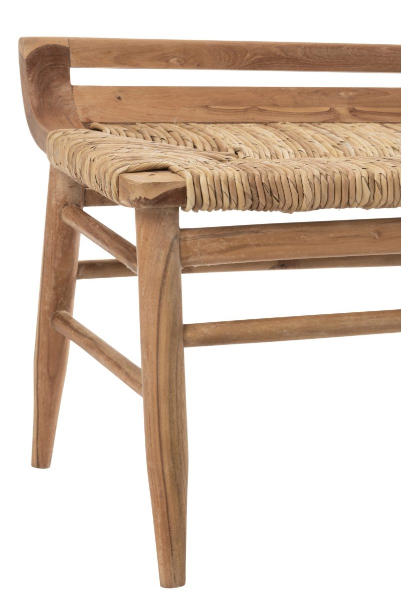 Banc ana bois teak brun - Image 5