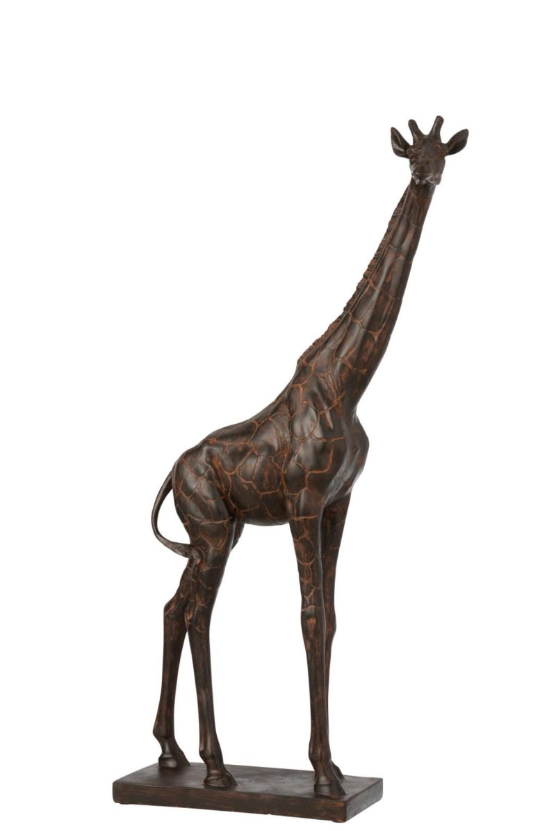Girafe resine marron small