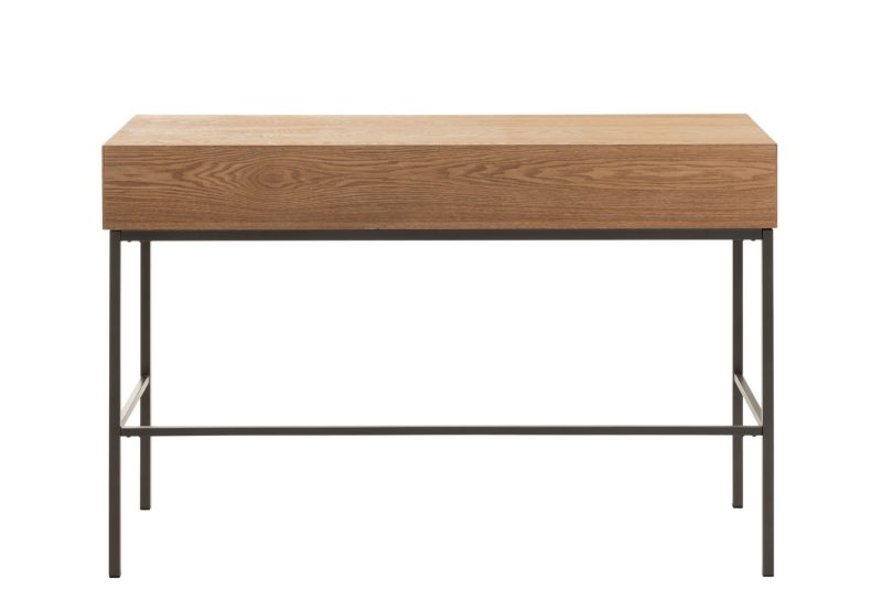 Console 3 tiroirs bois/metal naturel - Image 5
