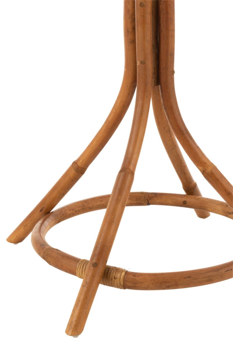 Porte-manteau rotin miel jaune - Image 3