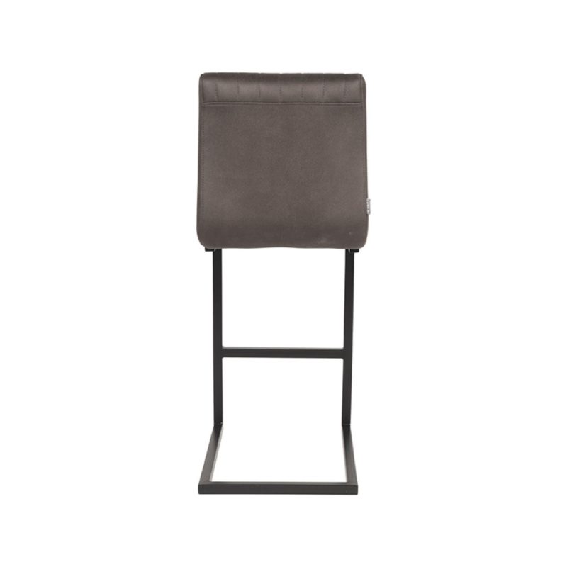 Tabouret de bar en microfibre anthracite - Image 4