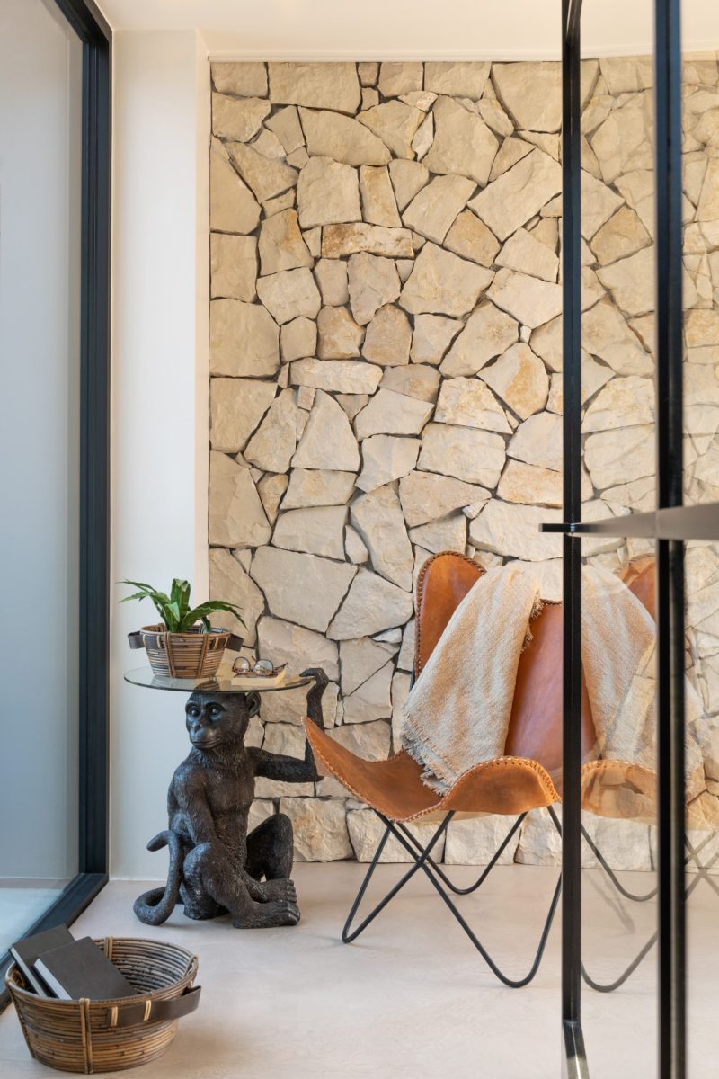 Set de 3 plats + anse rotin marron - Image 5