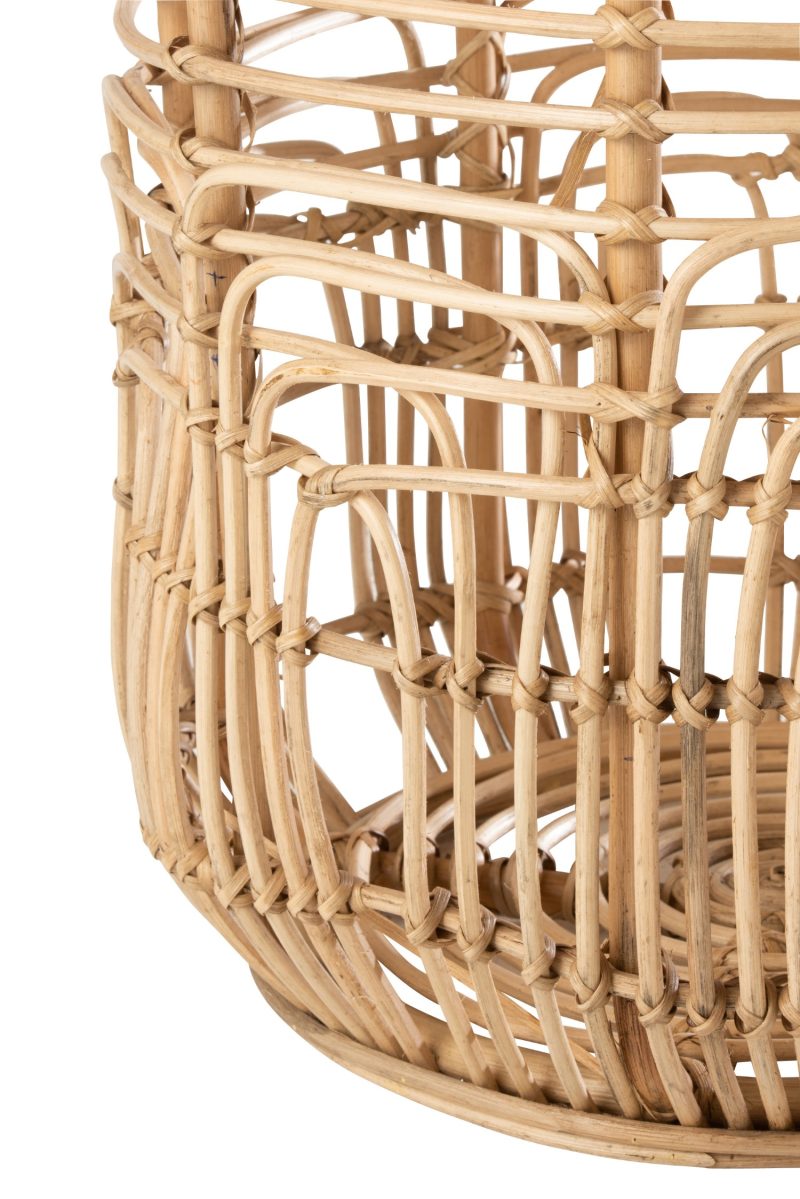 Set de 2 tables gigognes ellen rotin naturel - Image 3