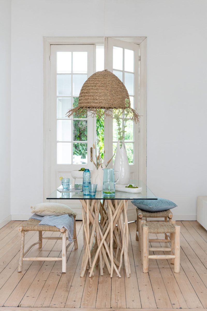 Tabouret timo herb/teck naturel small - Image 4