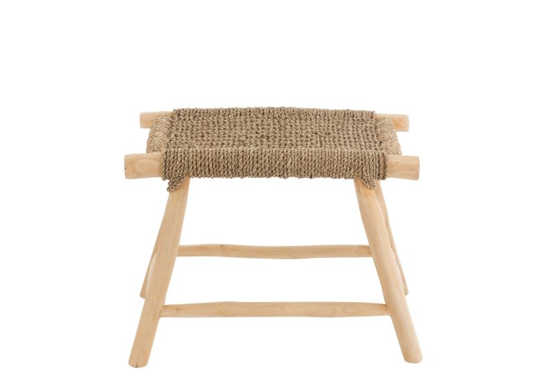 Tabouret timo herb/teck naturel large - Image 2
