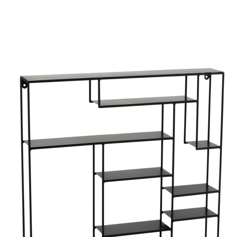 Etagere maranta metal noir