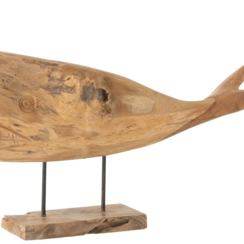 Baleine mia bois naturel large