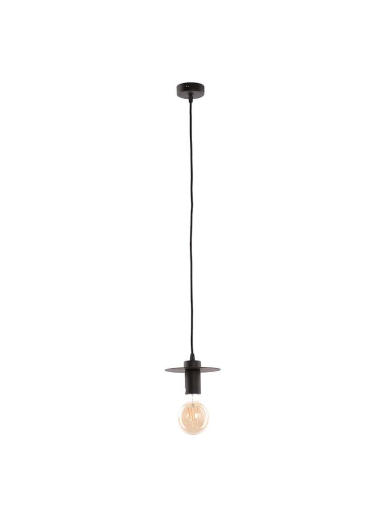 Suspension 1 point lumineux couleur rouille