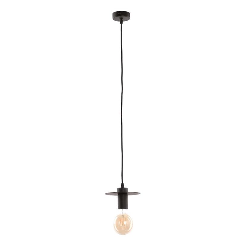 Suspension 1 point lumineux couleur rouille