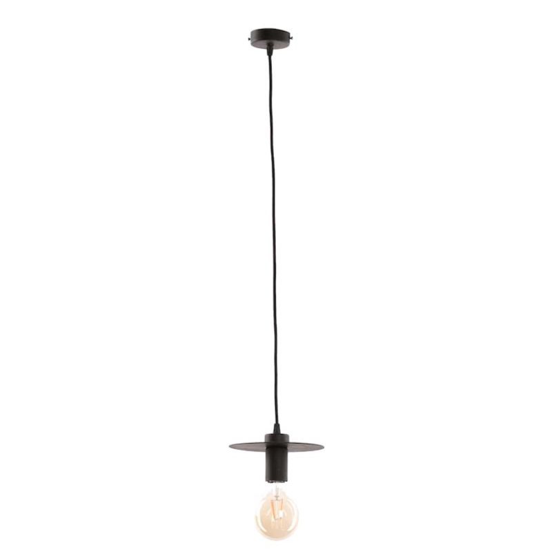 Suspension 1 point lumineux couleur rouille