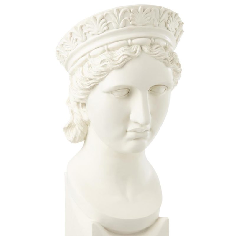 Buste femme resine blanc