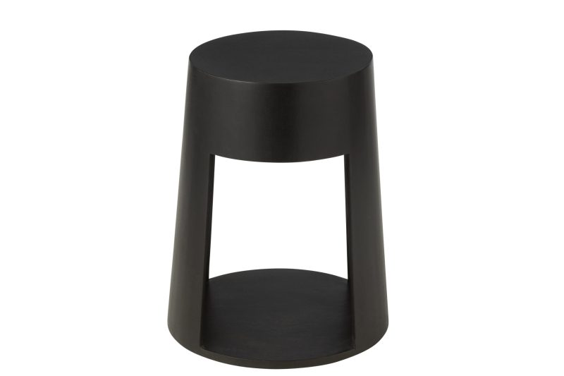 Table basse drawn bois de manguier/mdf noir - Image 3
