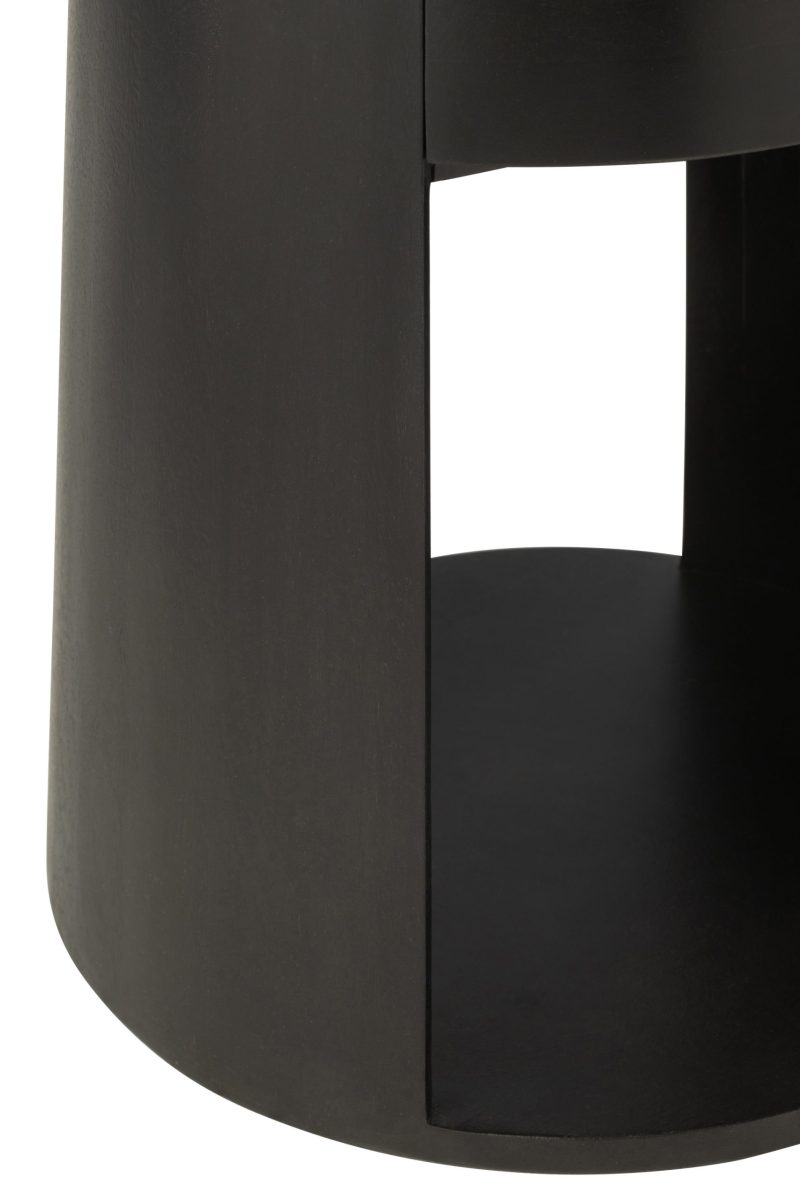 Table basse drawn bois de manguier/mdf noir - Image 4