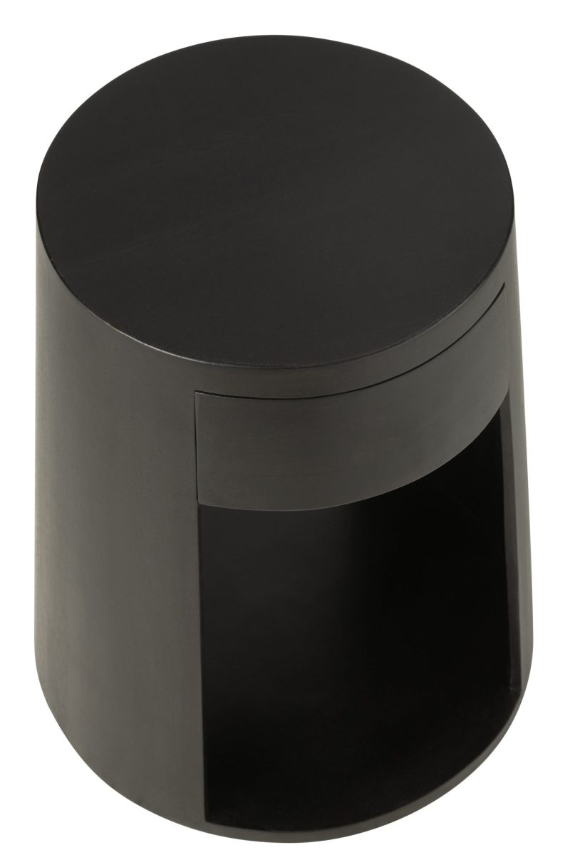 Table basse drawn bois de manguier/mdf noir - Image 5