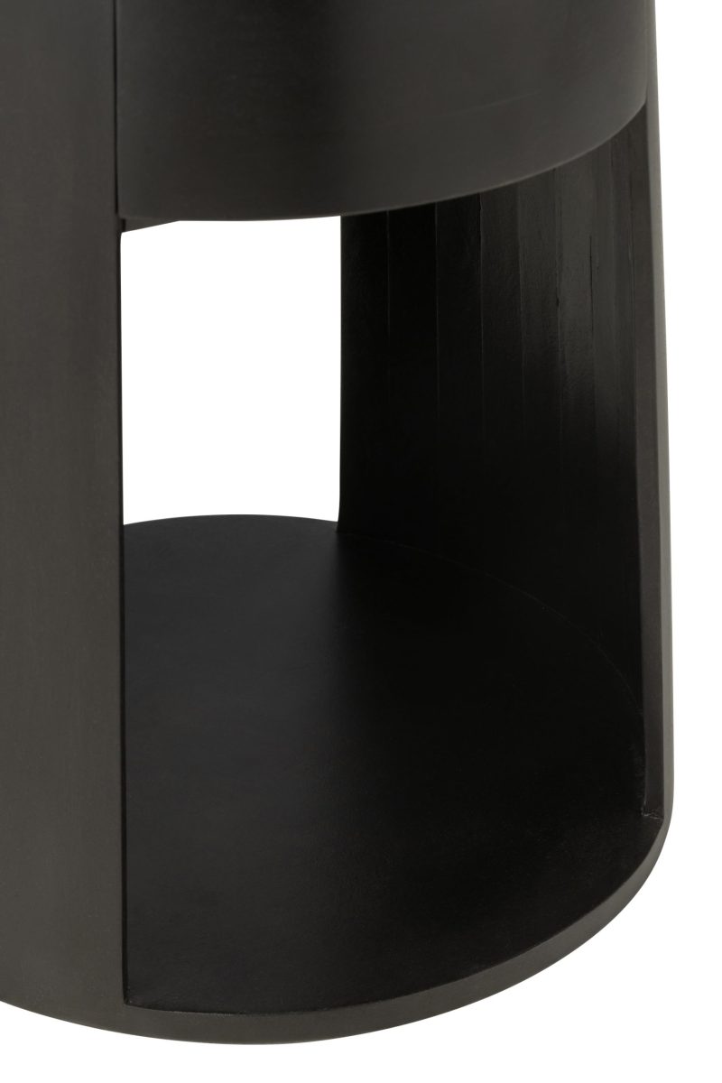 Table basse drawn bois de manguier/mdf noir - Image 6