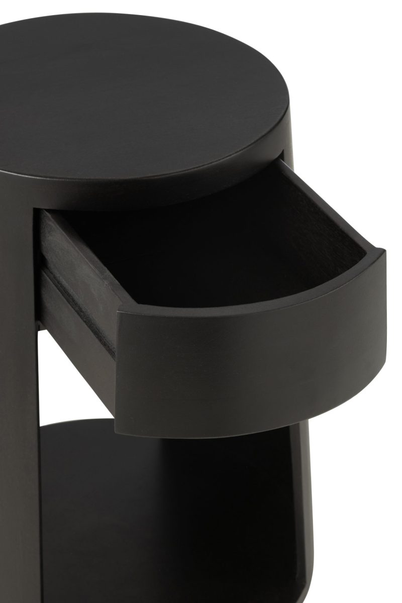 Table basse drawn bois de manguier/mdf noir - Image 7