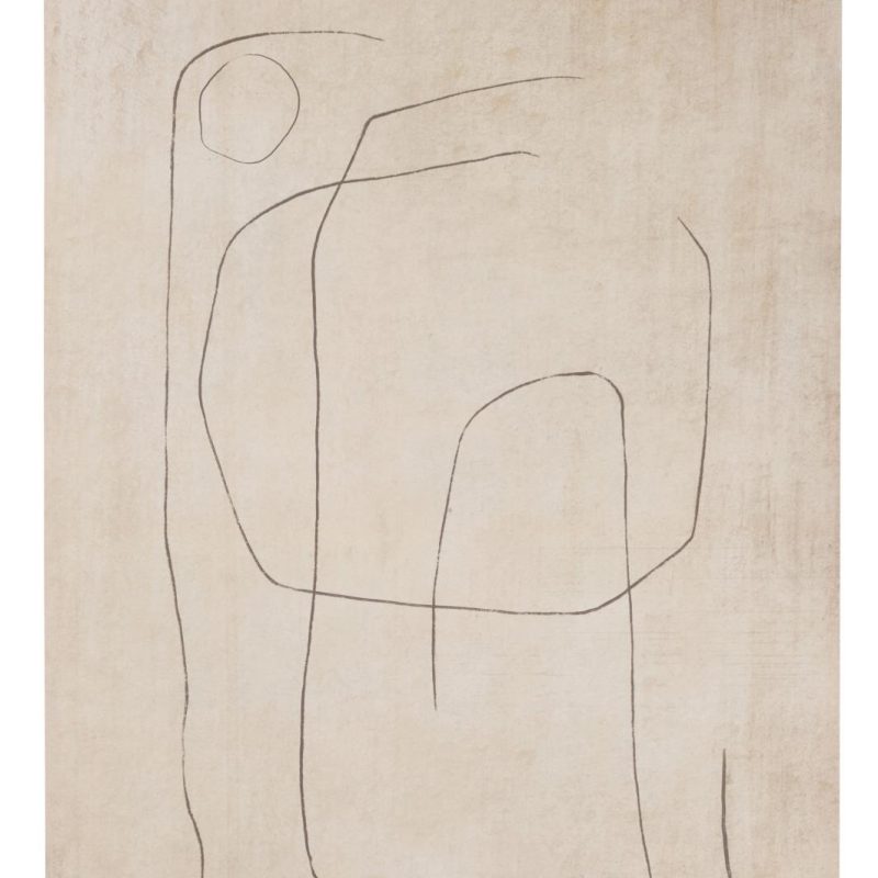 Peinture lucy toile beige
