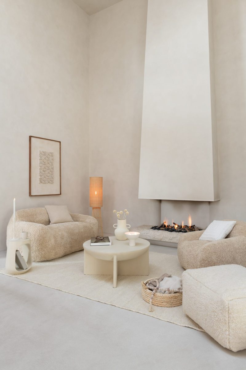 Decoration murale josh bois de pin/toile blanc - Image 4