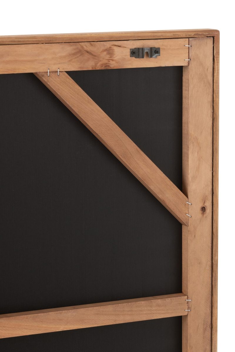 Decoration murale josh bois de pin/toile naturel - Image 3