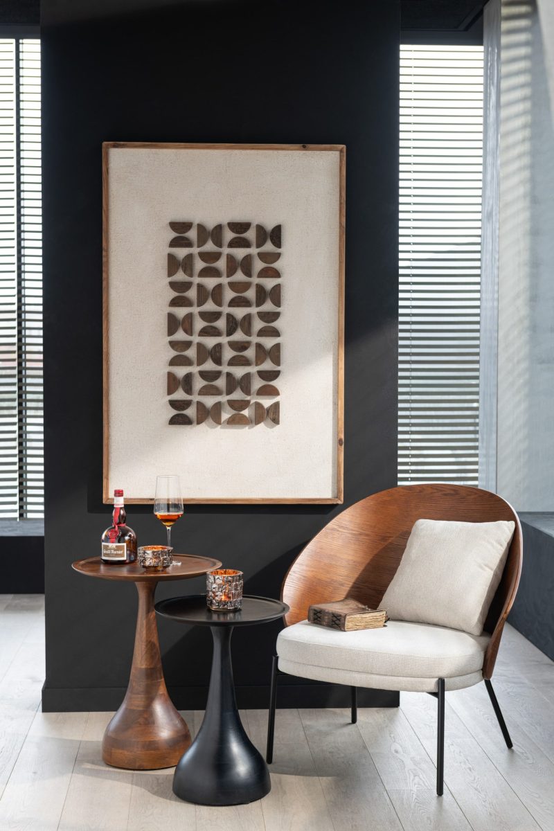 Decoration murale josh bois de pin/toile naturel - Image 4