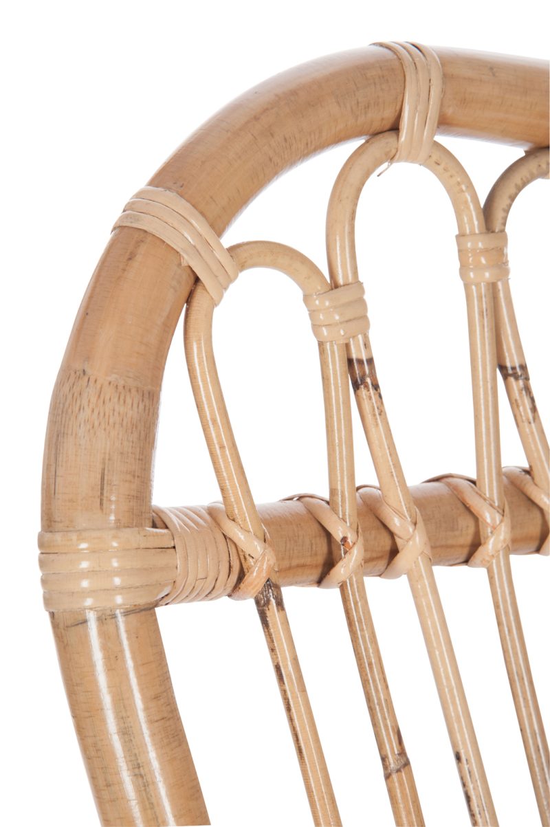 Fauteuil a bascule rotin naturel - Image 5