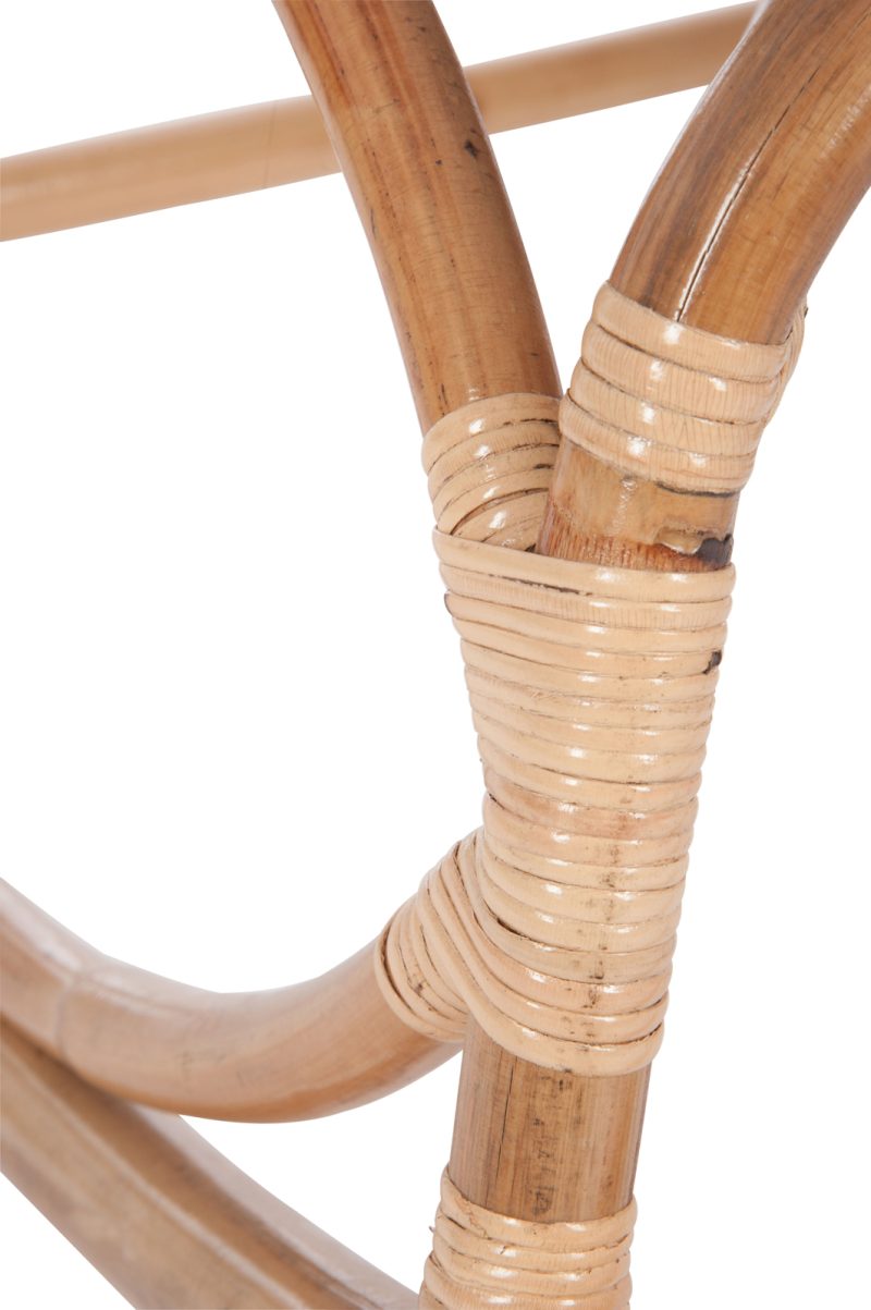 Fauteuil a bascule rotin naturel - Image 6