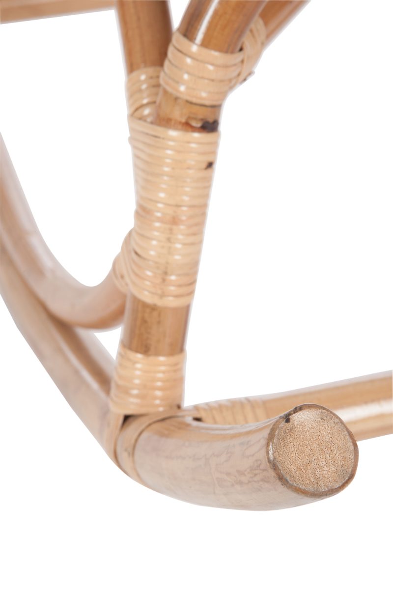 Fauteuil a bascule rotin naturel - Image 7