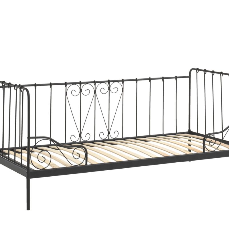 Alice lit capitain noir 90x200cm