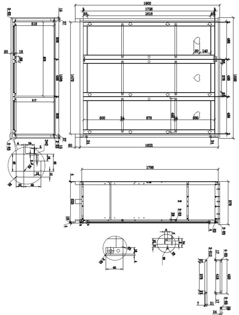 Amori armoire 3 portes - Image 4