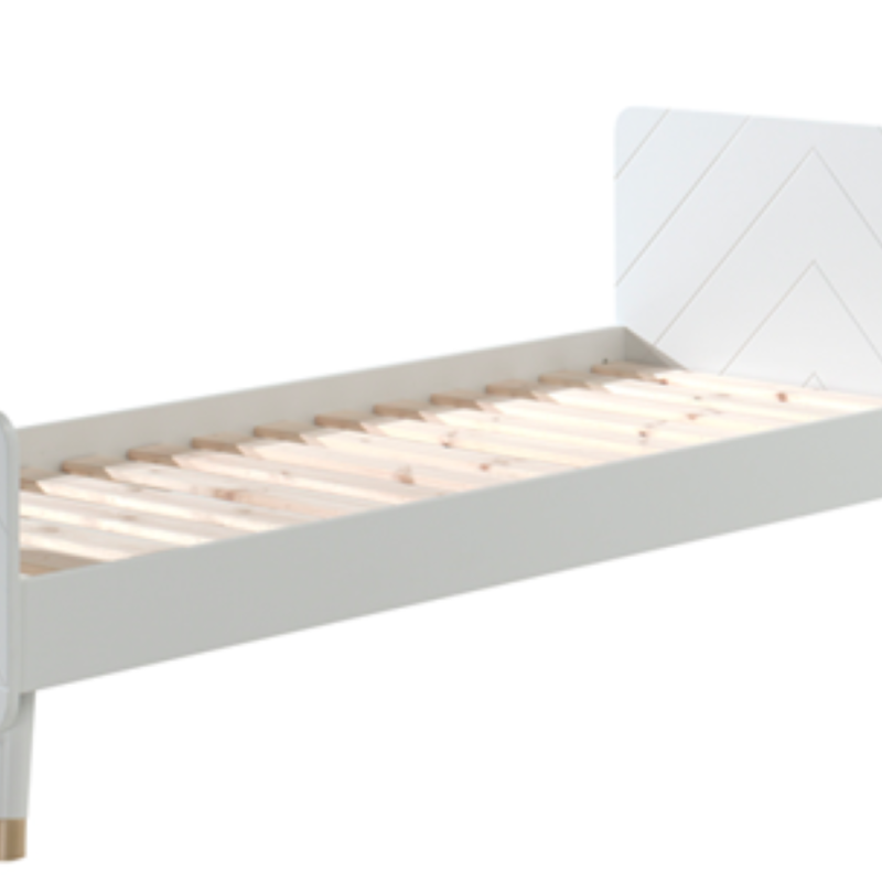 Billy lot avec lit (90x200cm) blanc et du chevet blanc assortie