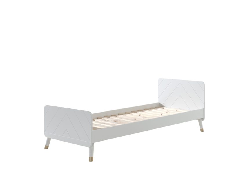 Billy lot avec lit (90x200cm) blanc et du chevet blanc assortie - Image 3
