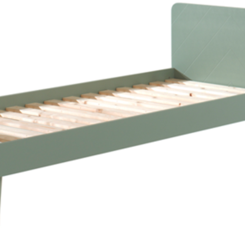 Billy lot avec lit (90x200cm) en vert olive et du chevet vert olive assorti