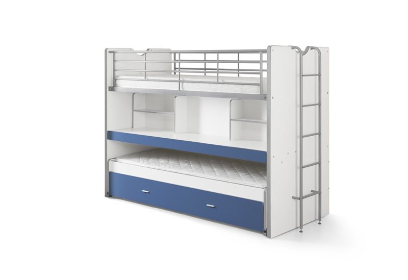 Lit superposé bonny 80 lit compact bleu