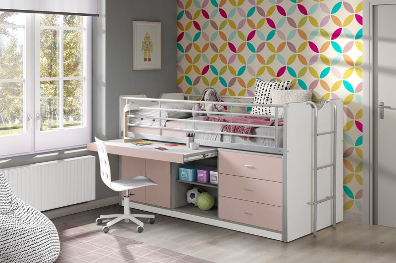 Bonny 95 lit compact rose clair - Image 2