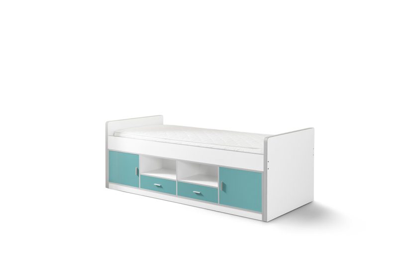 Bonny lit capitaine turquoise