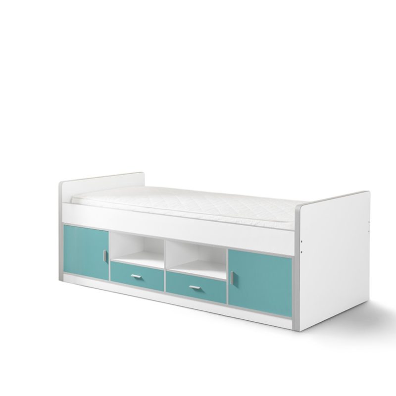 Bonny lit capitaine turquoise