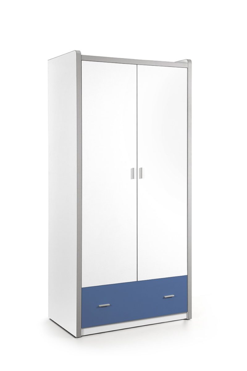 Bonny armoire 2-portes bleue