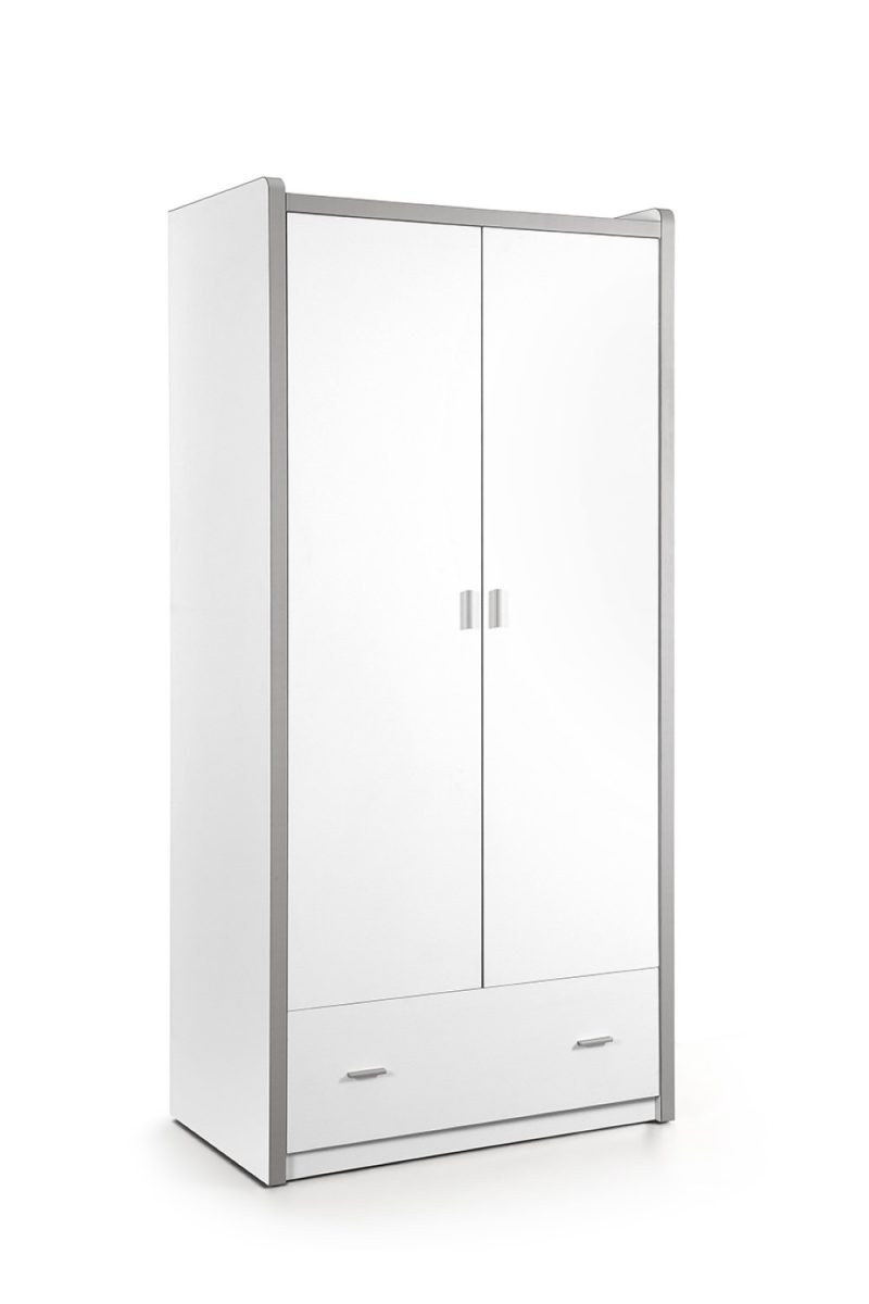 Bonny armoire 2 portes blanc