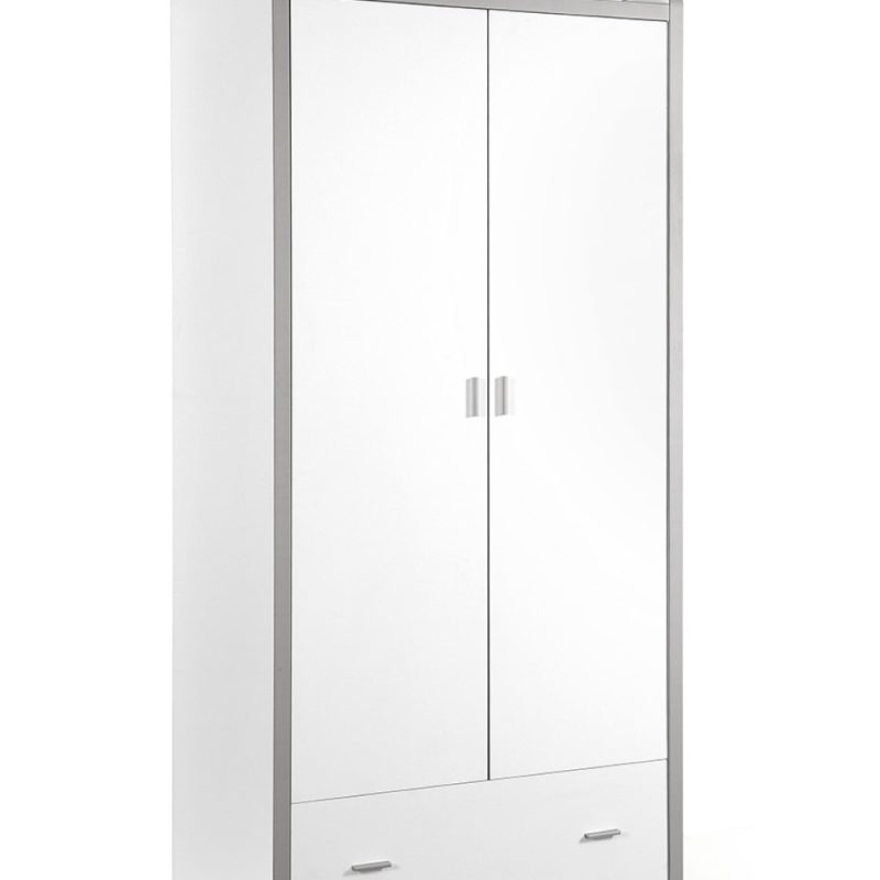 Bonny armoire 2 portes blanc