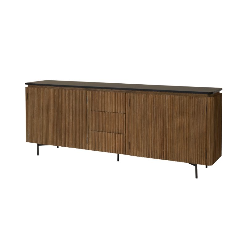 Buffet en teck avec éclairage led - Image 2