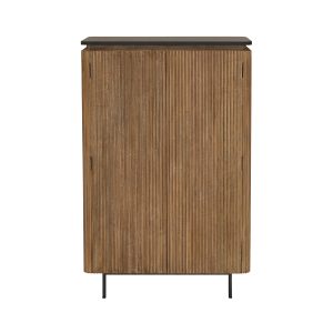 Armoire de bar 2 portes, structure nervurée