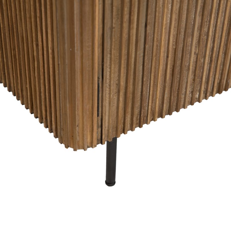 Armoire de bar 2 portes, structure nervurée - Image 5