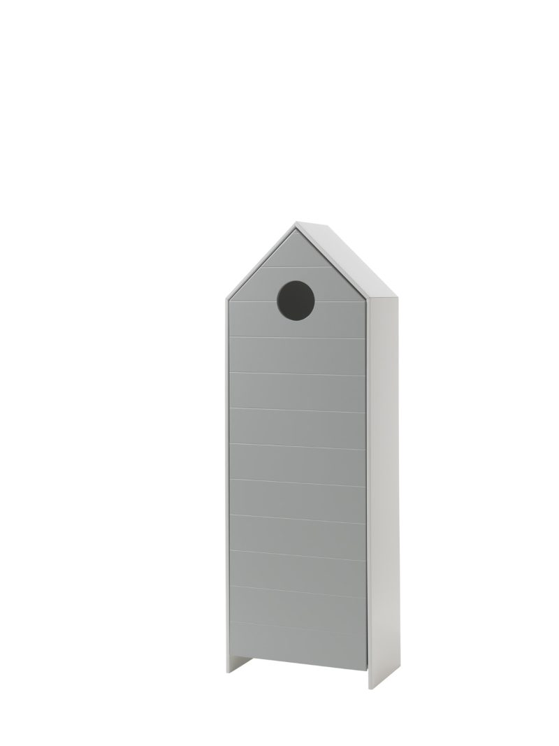 Casami armoire 1 porte gris